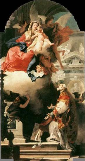 Giovanni Battista Tiepolo The Virgin Appearing to St Philip Neri France oil painting art